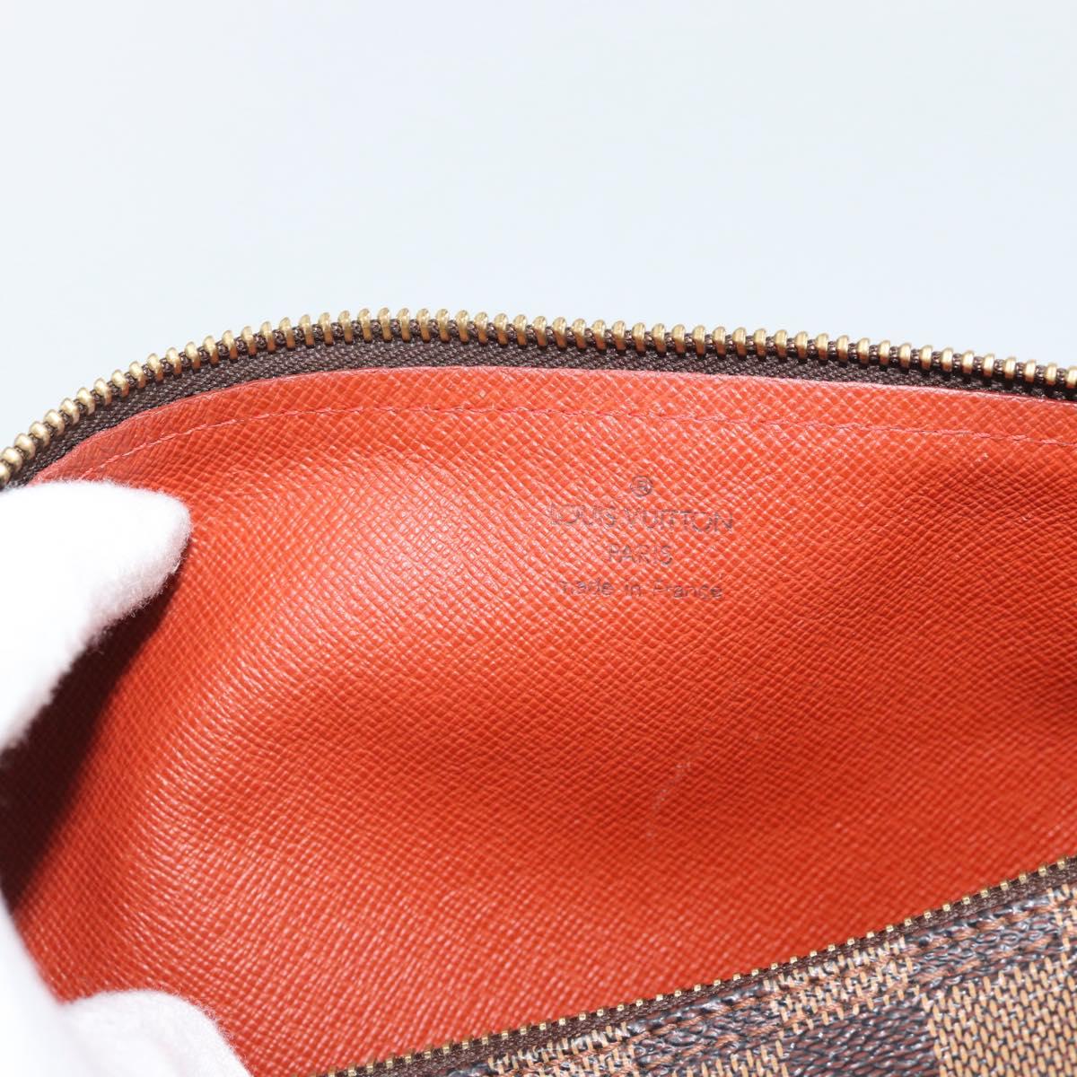 LOUIS VUITTON Damier Ebene Papillon 30 Hand Bag N51303 LV Auth 190670