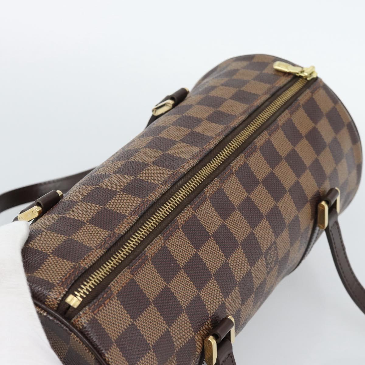 LOUIS VUITTON Damier Ebene Papillon 30 Hand Bag N51303 LV Auth 190670