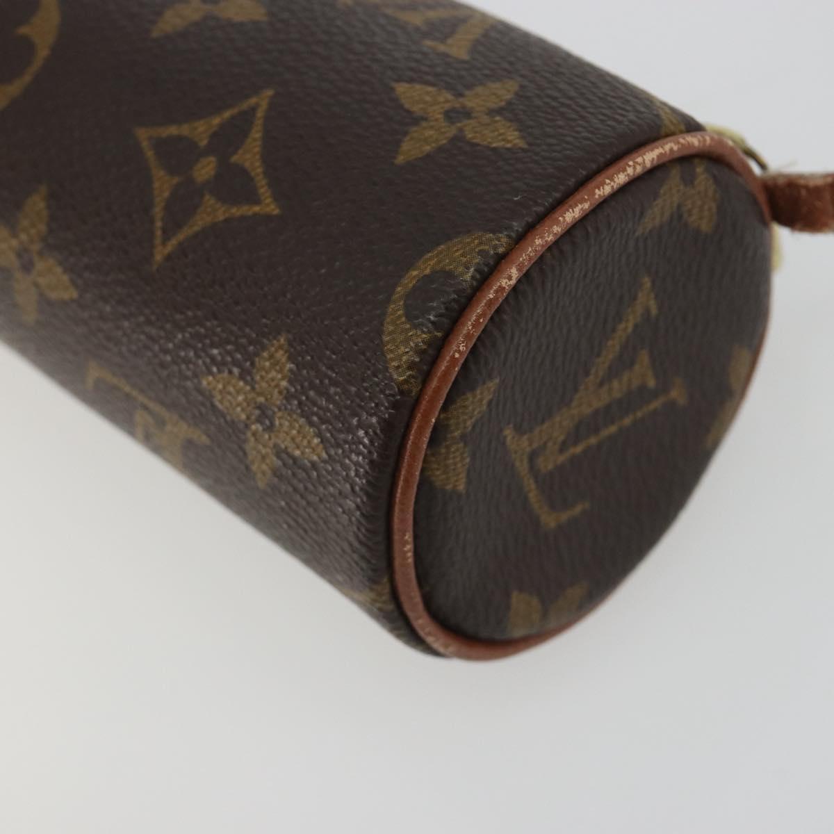LOUIS VUITTON Monogram Papillon Pouch LV Auth 190671