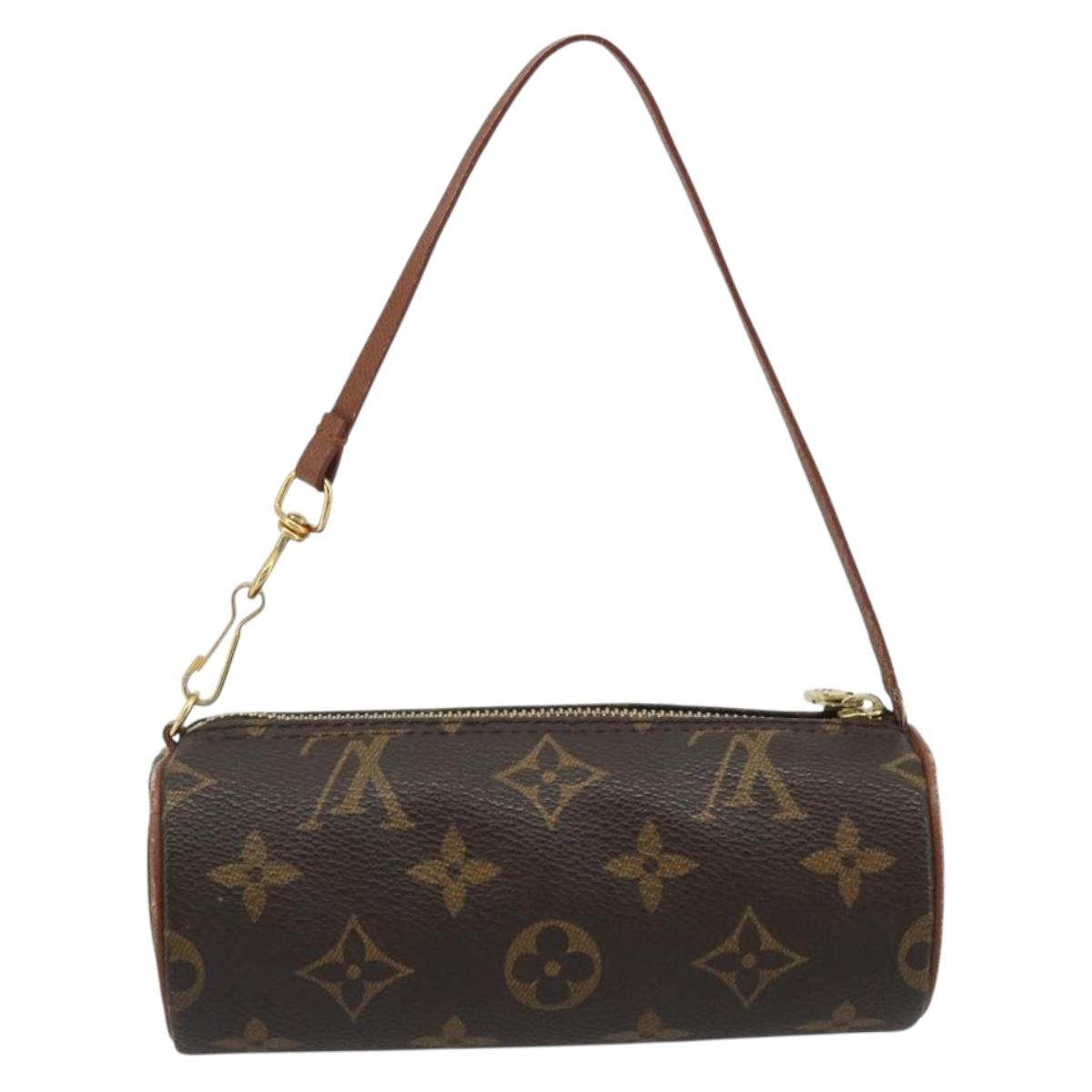 LOUIS VUITTON Monogram Papillon Pouch LV Auth 190671
