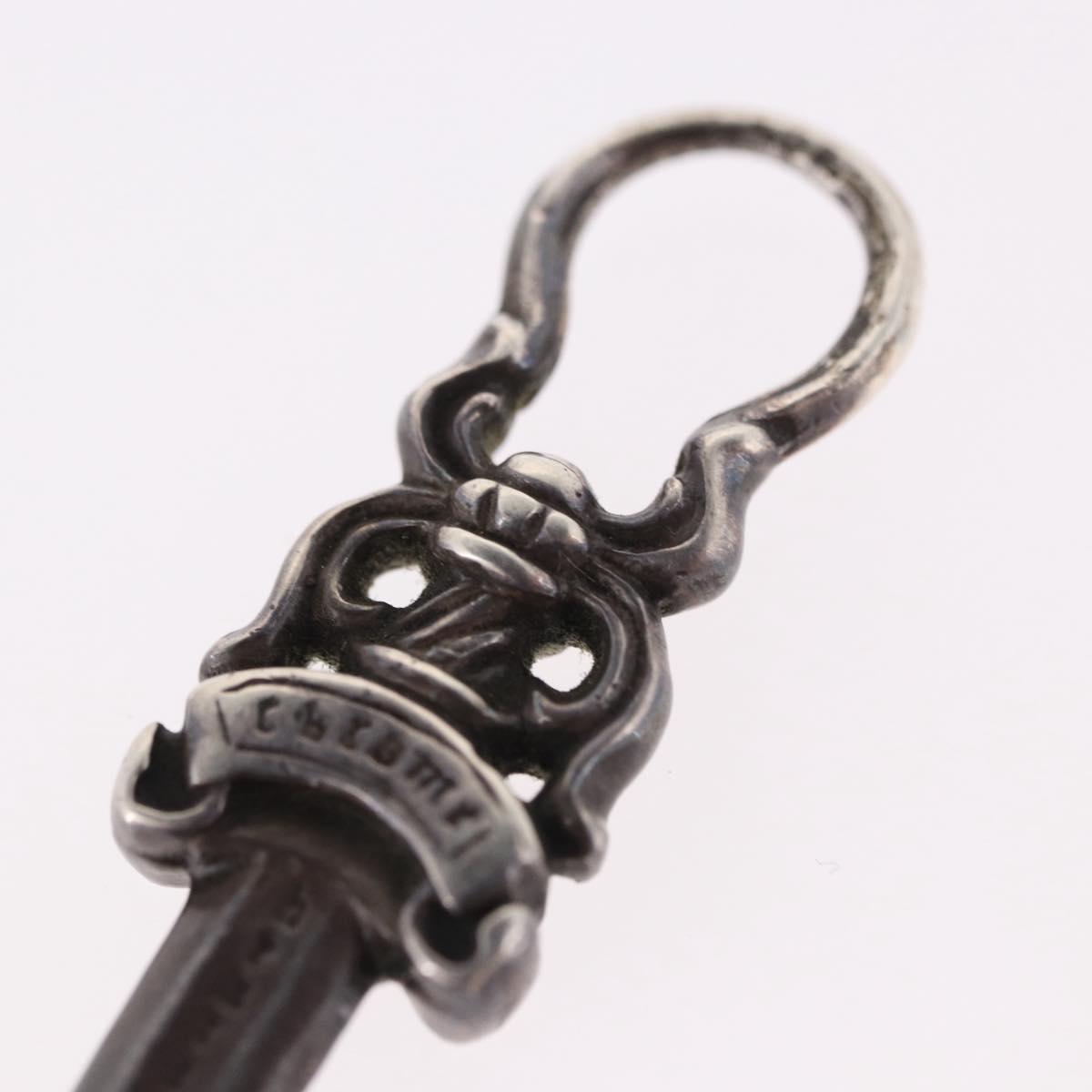 Chrome Hearts Dagger Charm Pendant Top Ag925 Silver Auth 190678M