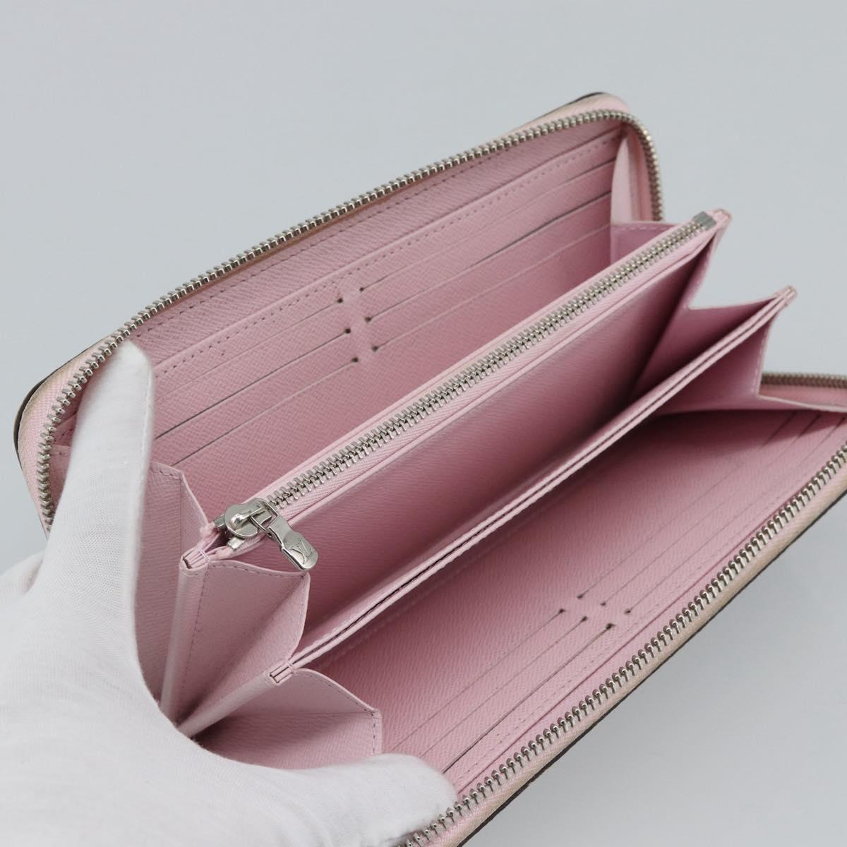 LOUIS VUITTON Monogram Escal Zippy Wallet Long Wallet Pink M69110 LV Auth 190680