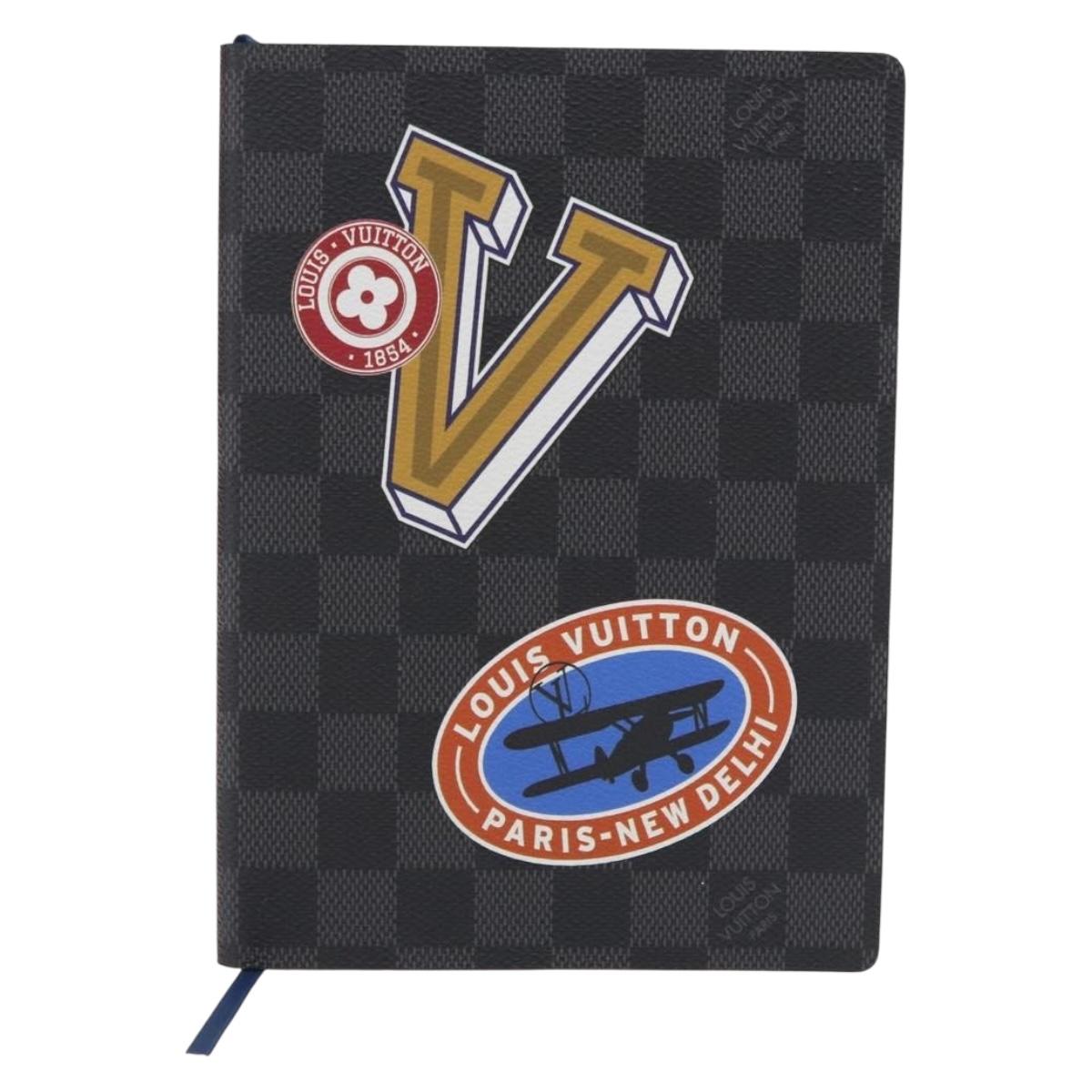 LOUIS VUITTON Damier Graphite Kai Eclamance Note GI0248 LV Auth 190684M