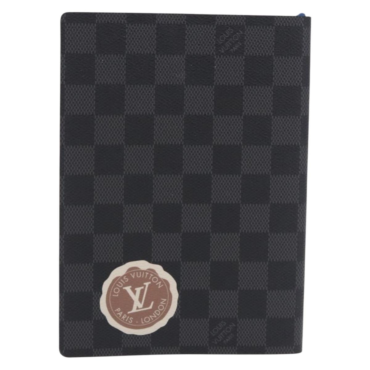 LOUIS VUITTON Damier Graphite Kai Eclamance Note GI0248 LV Auth 190684M