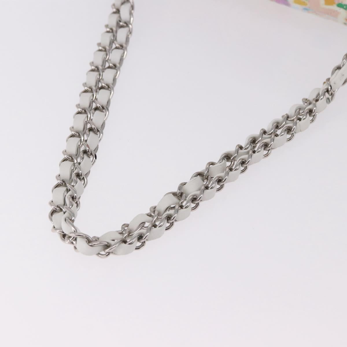 CHANEL Matelasse 25 Chain Bag Lamb Skin Multicolor Silver CC Auth 190690SM