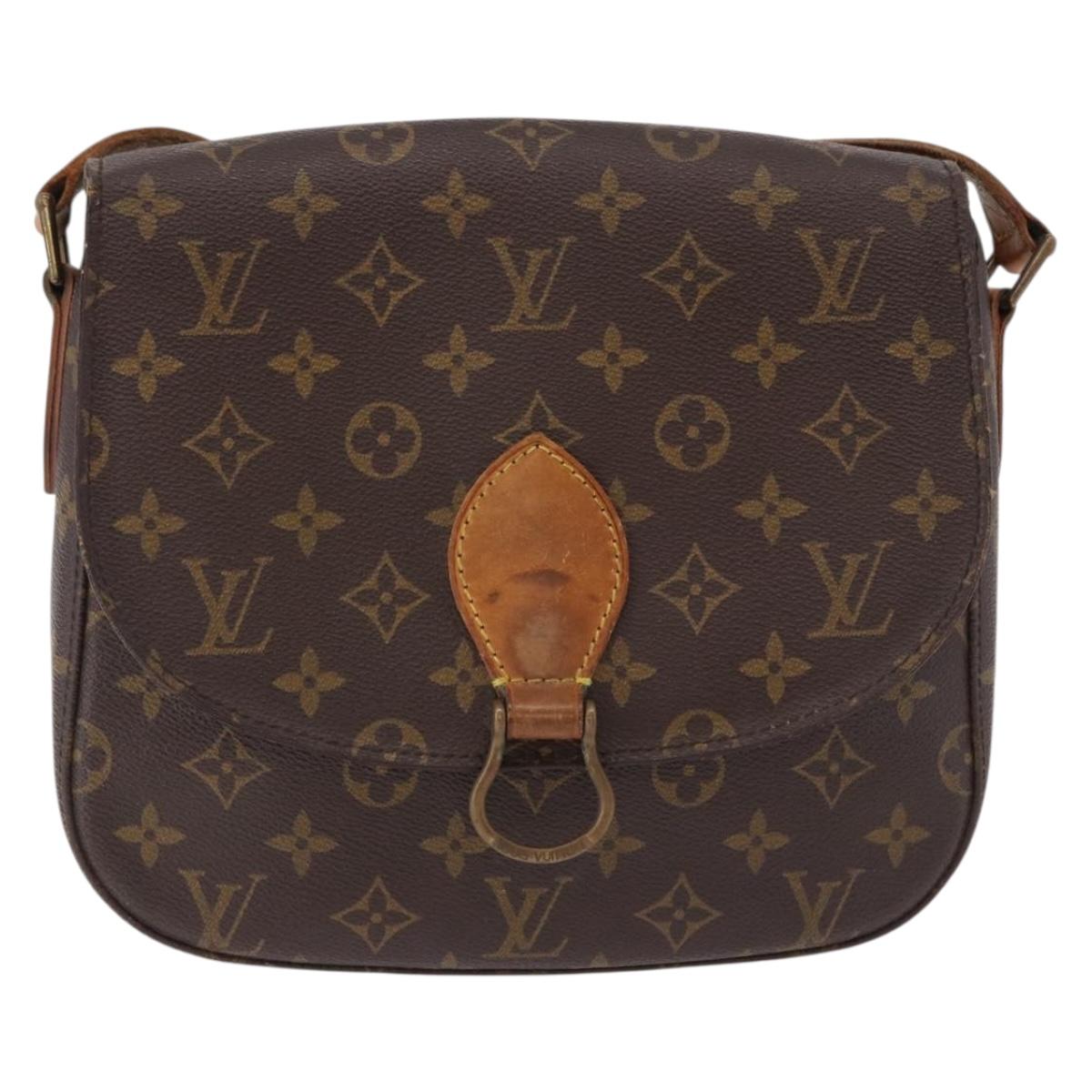 LOUIS VUITTON Monogram Saint Cloud GM Shoulder Bag M51242 LV Auth 190699