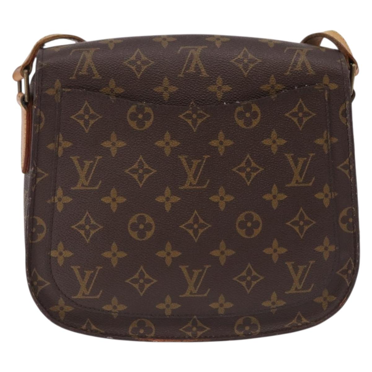 LOUIS VUITTON Monogram Saint Cloud GM Shoulder Bag M51242 LV Auth 190699
