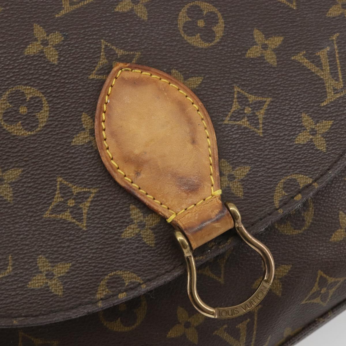 LOUIS VUITTON Monogram Saint Cloud GM Shoulder Bag M51242 LV Auth 190700