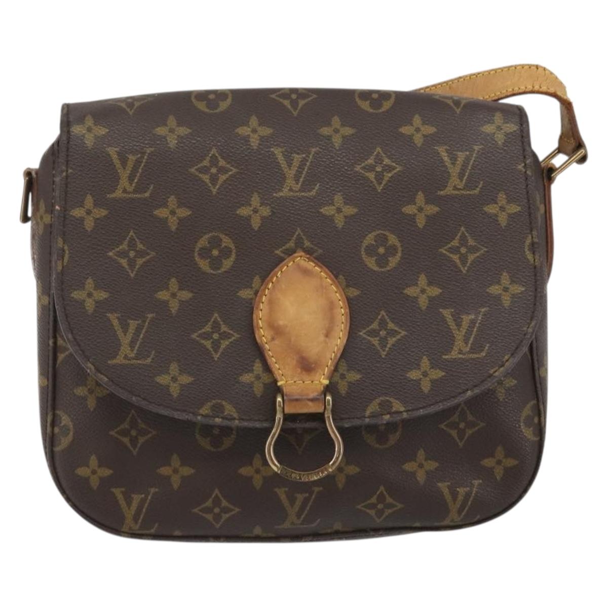 LOUIS VUITTON Monogram Saint Cloud GM Shoulder Bag M51242 LV Auth 190700