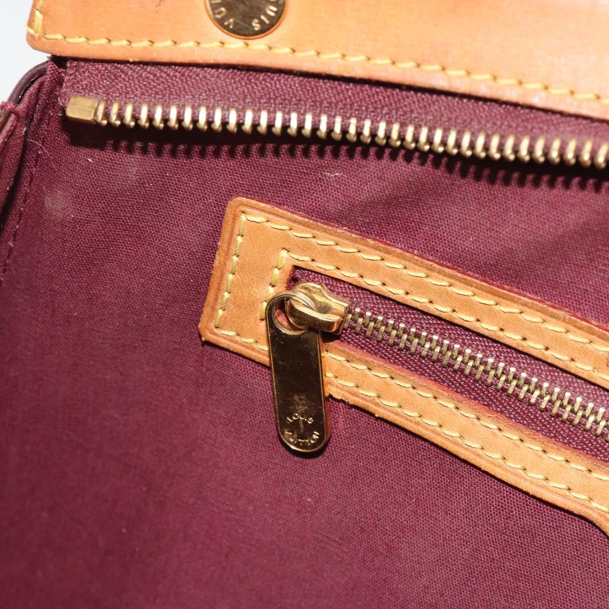 LOUIS VUITTON Monogram Vernis Blair MM Bag 2way Rouge Favist M91690 Auth 190705