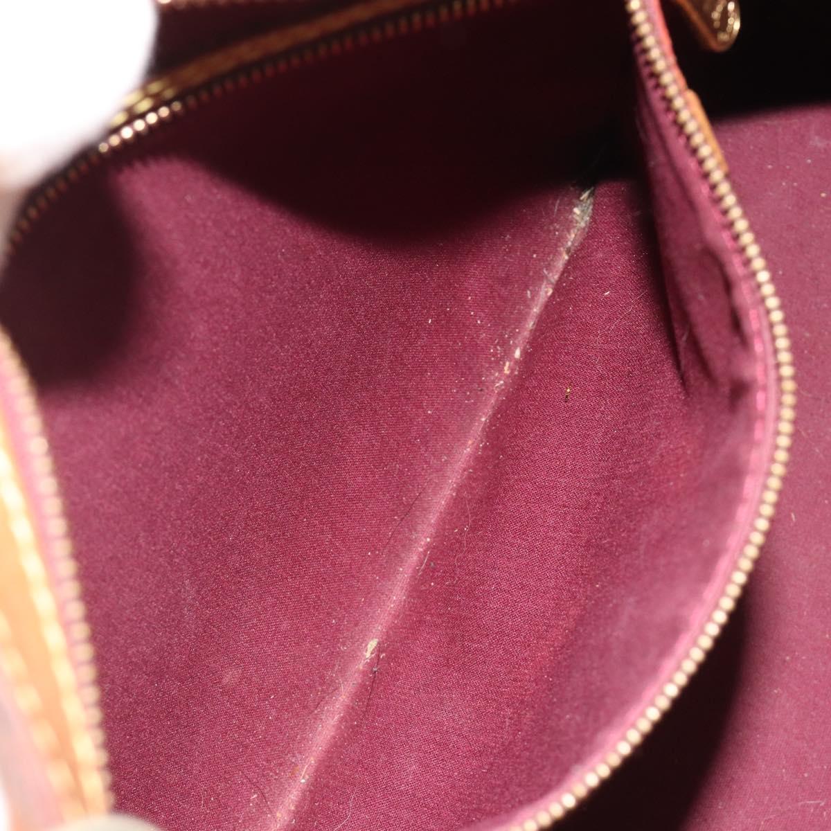 LOUIS VUITTON Monogram Vernis Blair MM Bag 2way Rouge Favist M91690 Auth 190705