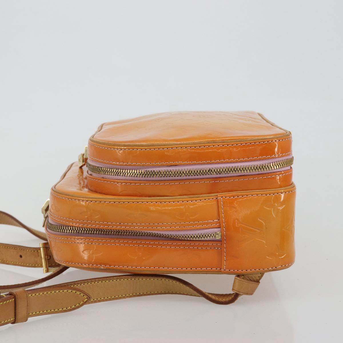 LOUIS VUITTON Monogram Vernis Marley Backpack Pink M91039 LV Auth 190706