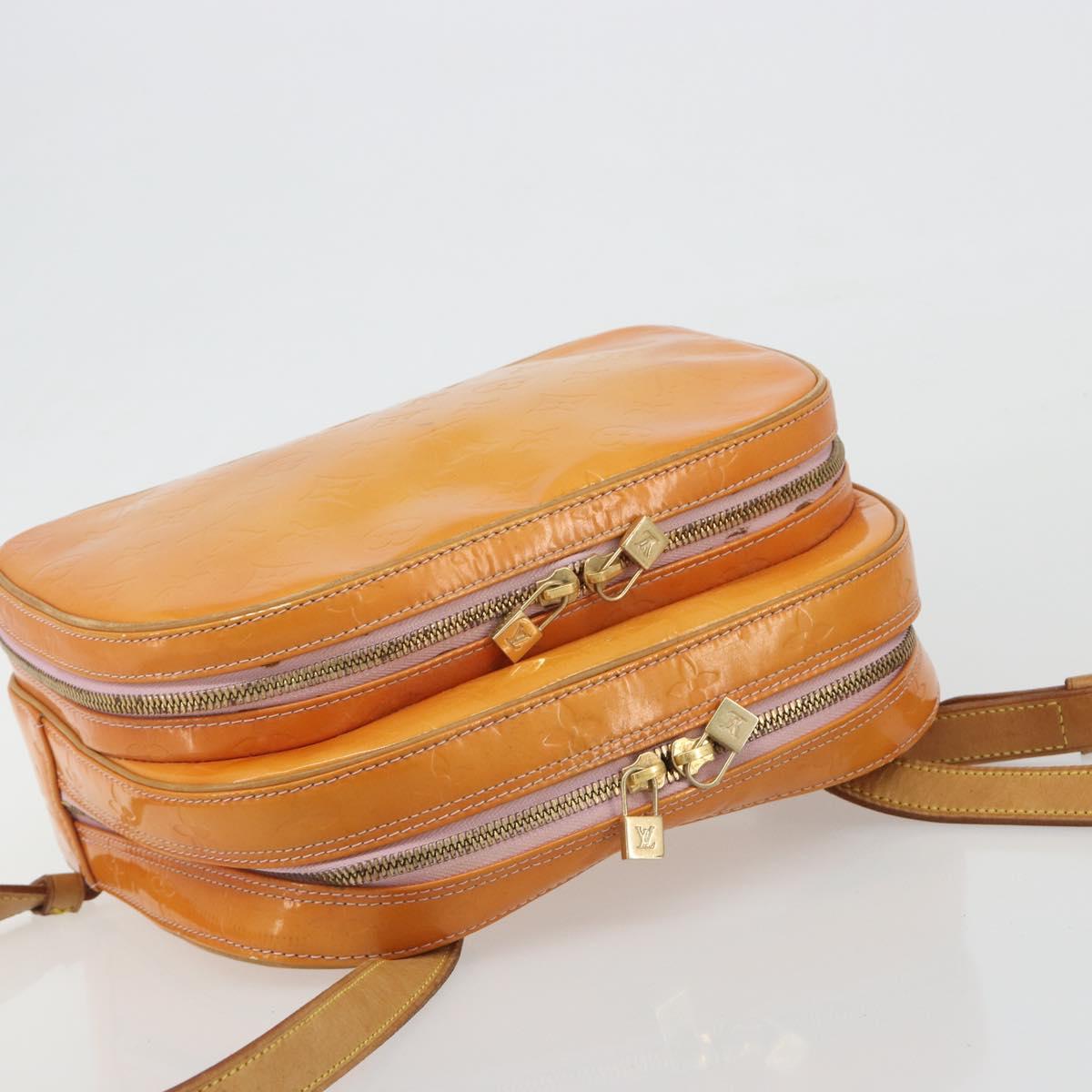 LOUIS VUITTON Monogram Vernis Marley Backpack Pink M91039 LV Auth 190706