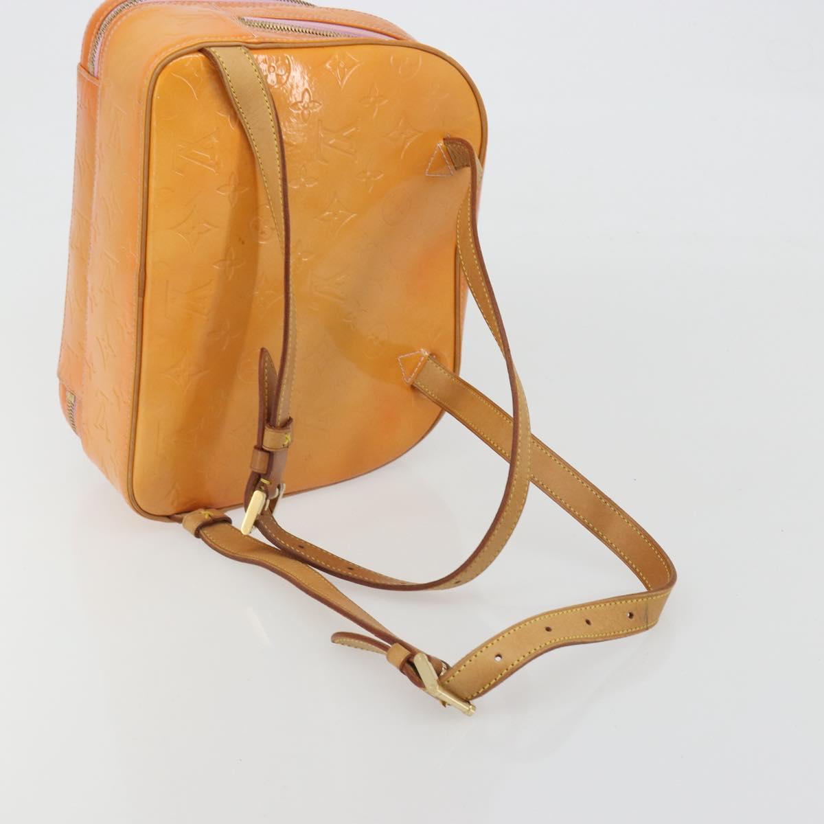 LOUIS VUITTON Monogram Vernis Marley Backpack Pink M91039 LV Auth 190706