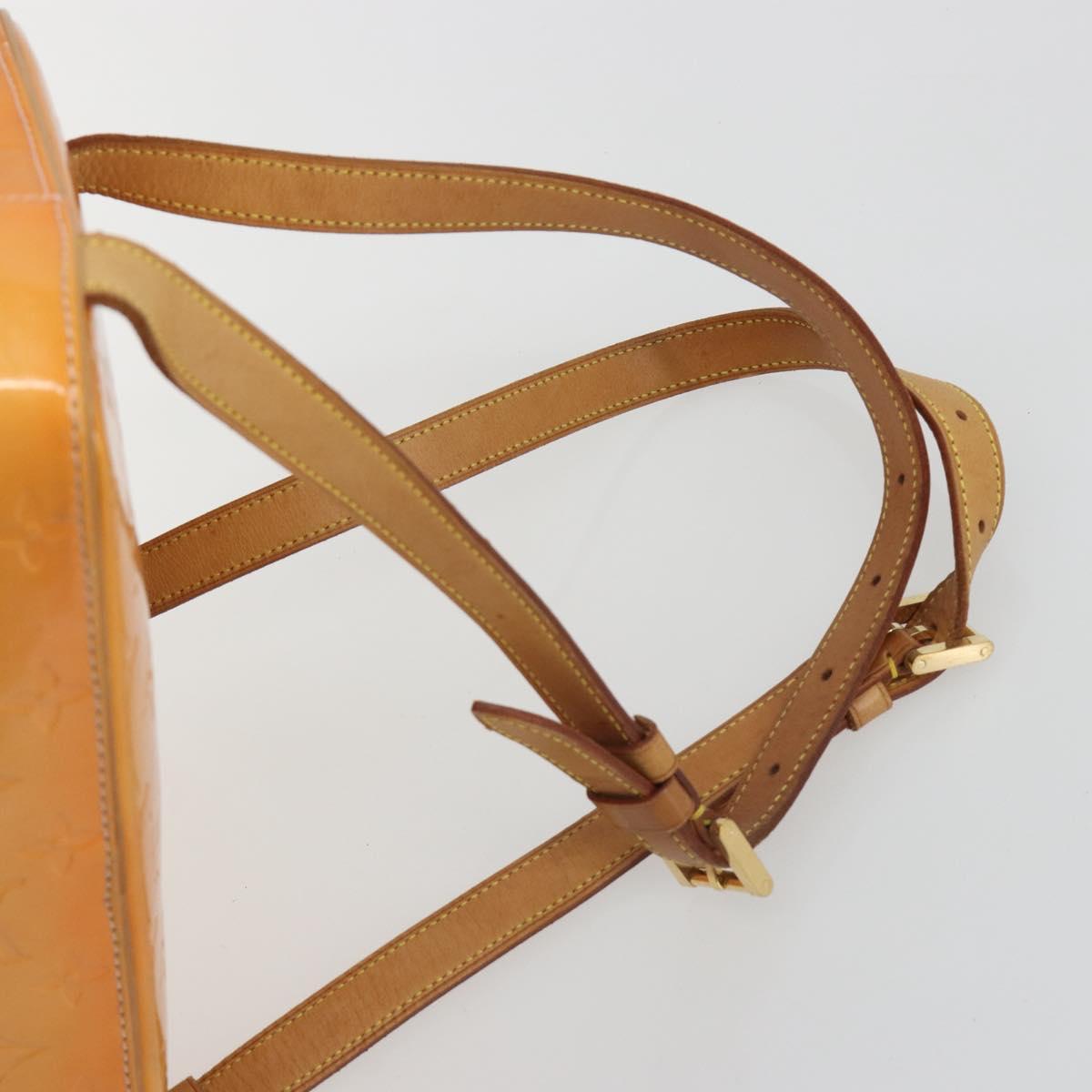LOUIS VUITTON Monogram Vernis Marley Backpack Pink M91039 LV Auth 190706