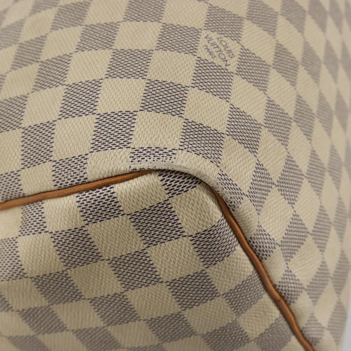 LOUIS VUITTON Damier Azur Speedy 30 Hand Bag N41533 LV Auth 190711A