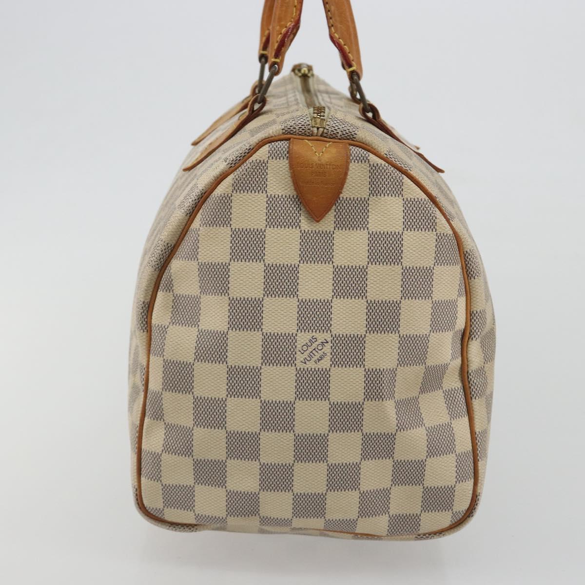 LOUIS VUITTON Damier Azur Speedy 30 Hand Bag N41533 LV Auth 190711A