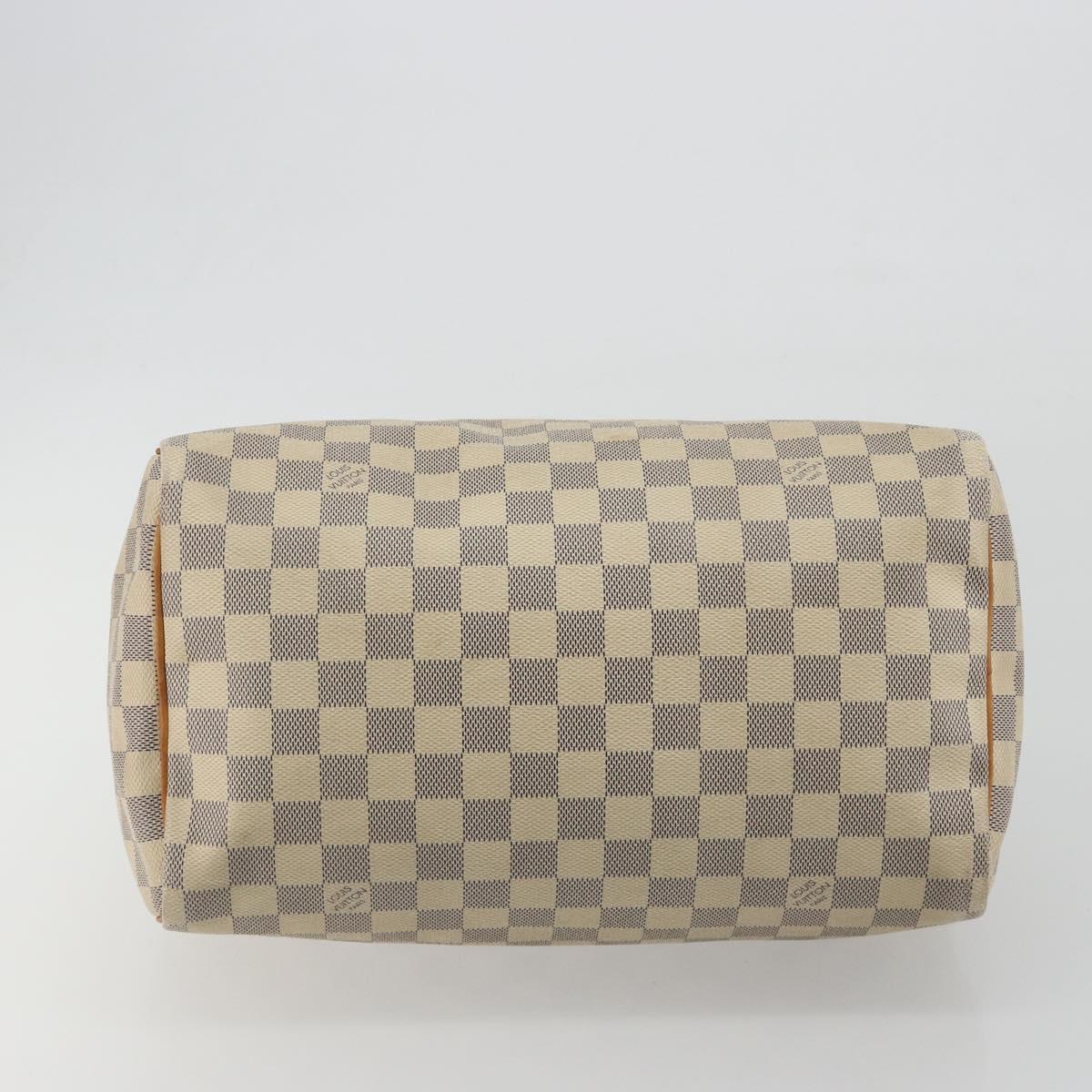 LOUIS VUITTON Damier Azur Speedy 30 Hand Bag N41533 LV Auth 190711A