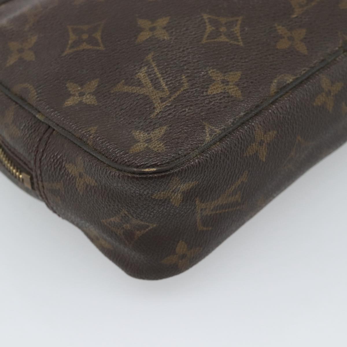 LOUIS VUITTON Monogram Trousse Toilette 23 Clutch Bag M47524 LV Auth 190742