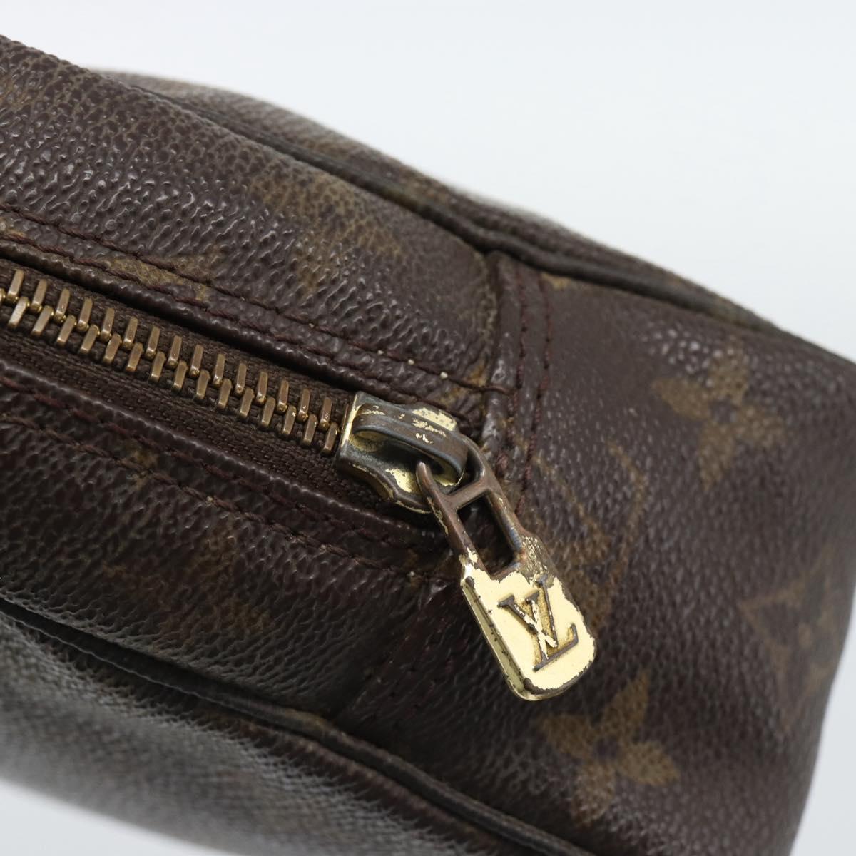 LOUIS VUITTON Monogram Trousse Toilette 23 Clutch Bag M47524 LV Auth 190742