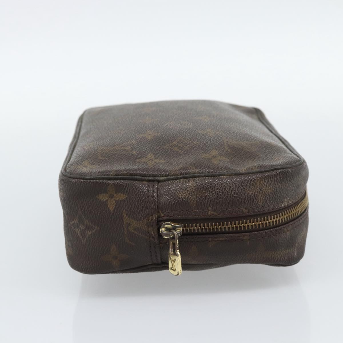 LOUIS VUITTON Monogram Trousse Toilette 23 Clutch Bag M47524 LV Auth 190742