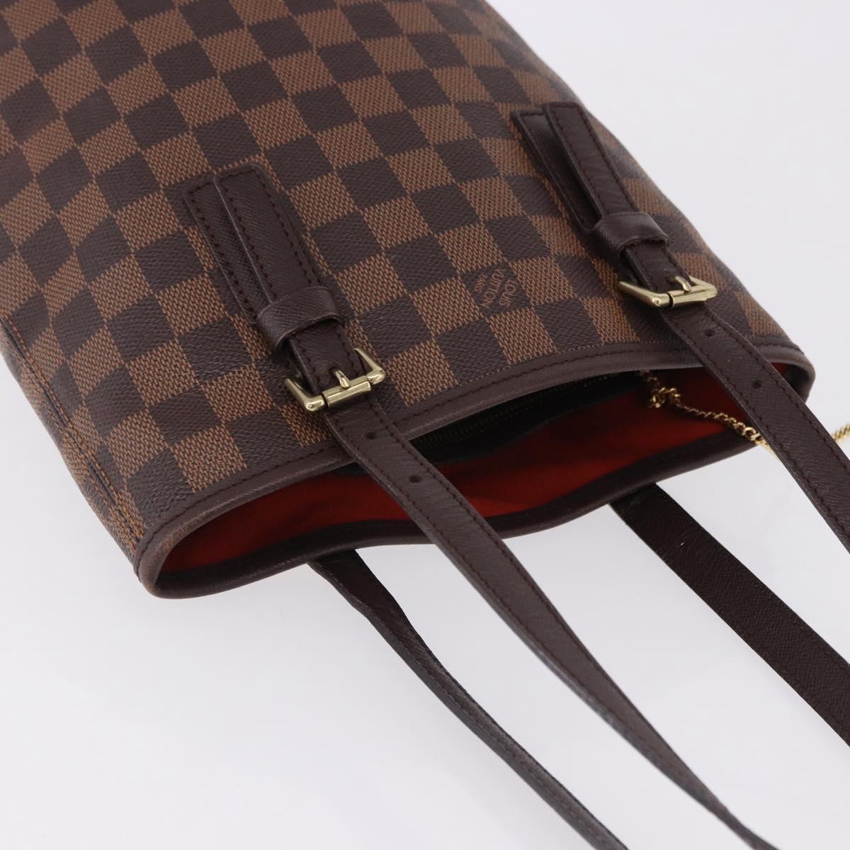 LOUIS VUITTON Damier Ebene Marais Shoulder Bag N42240 LV Auth 190747A