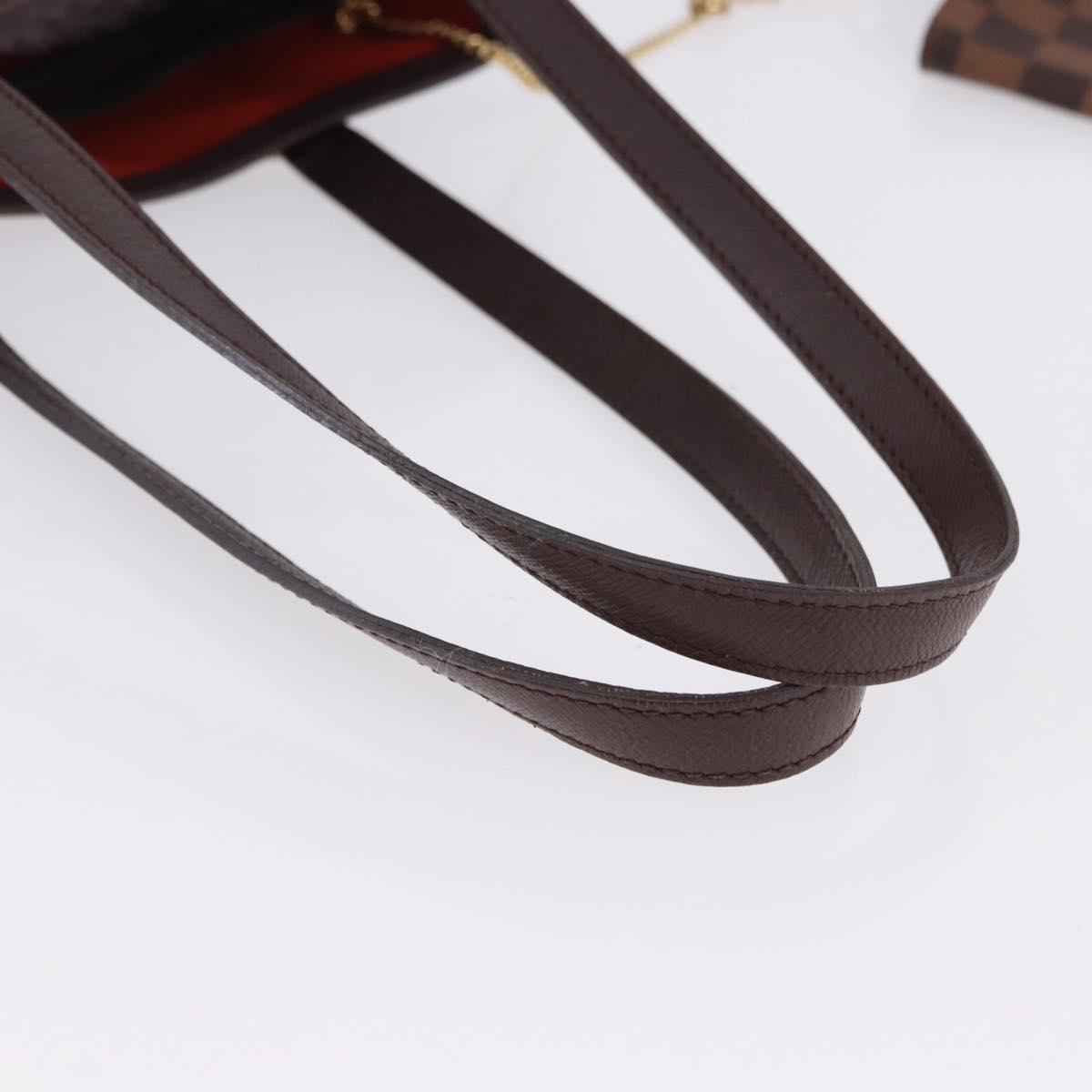 LOUIS VUITTON Damier Ebene Marais Shoulder Bag N42240 LV Auth 190747A