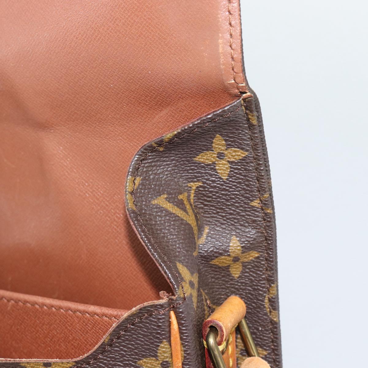 LOUIS VUITTON Monogram Cartouchiere MM Shoulder Bag M51253 LV Auth 190752
