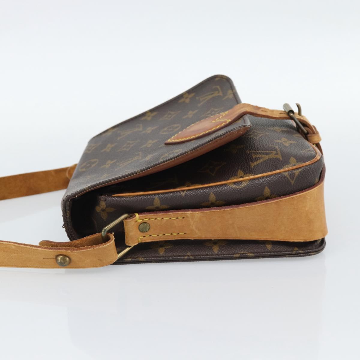 LOUIS VUITTON Monogram Cartouchiere MM Shoulder Bag M51253 LV Auth 190752