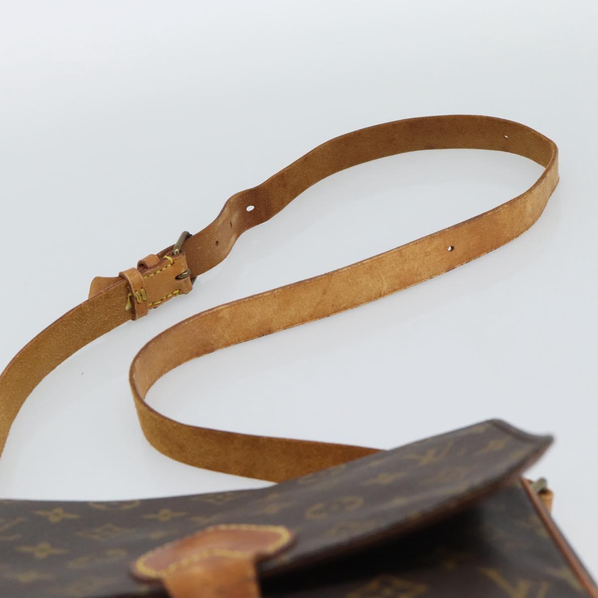 LOUIS VUITTON Monogram Cartouchiere MM Shoulder Bag M51253 LV Auth 190752