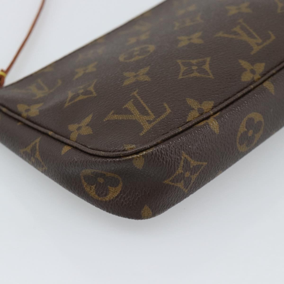 LOUIS VUITTON Monogram Pochette Accessoires Pouch M51980 LV Auth 190758