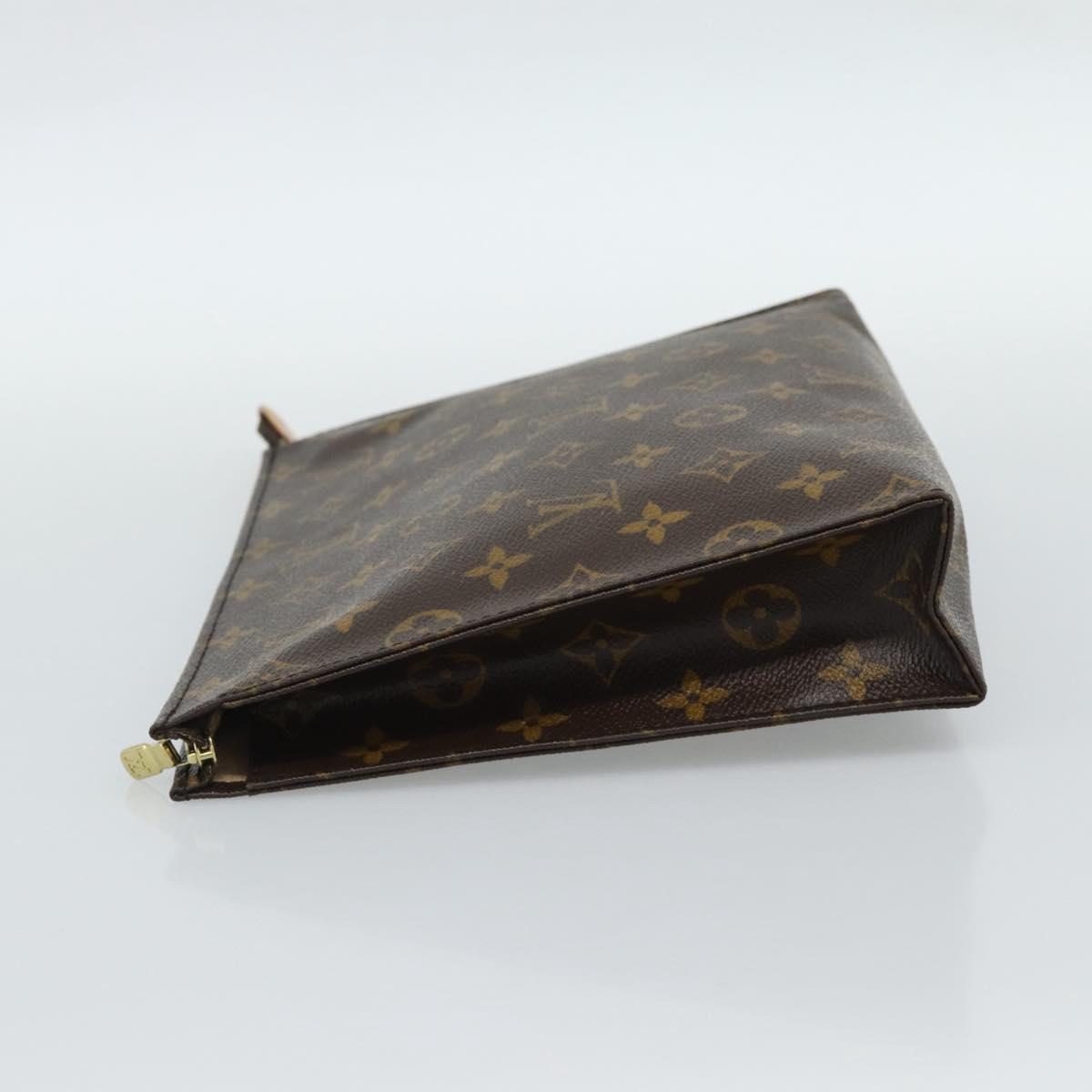 LOUIS VUITTON Monogram Poche Toilette 26 Pouch M47542 LV Auth 190759