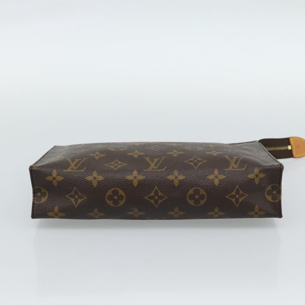 LOUIS VUITTON Monogram Poche Toilette 26 Pouch M47542 LV Auth 190759