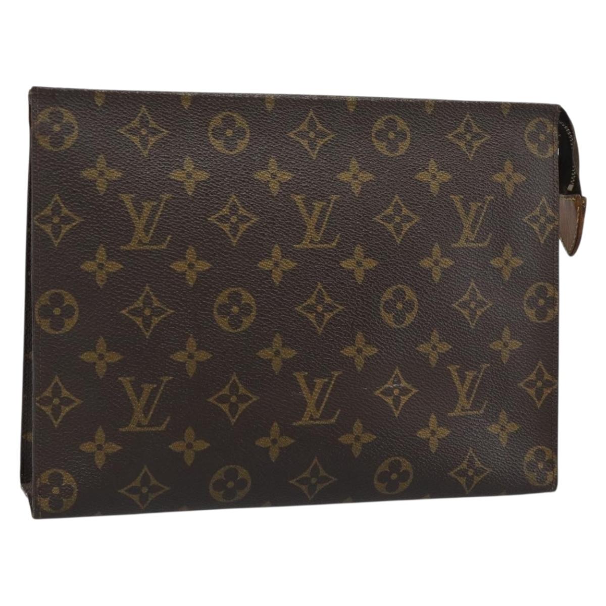 LOUIS VUITTON Monogram Poche Toilette 26 Pouch M47542 LV Auth 190760A