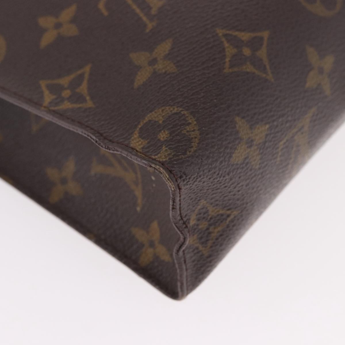 LOUIS VUITTON Monogram Poche Toilette 26 Pouch M47542 LV Auth 190761