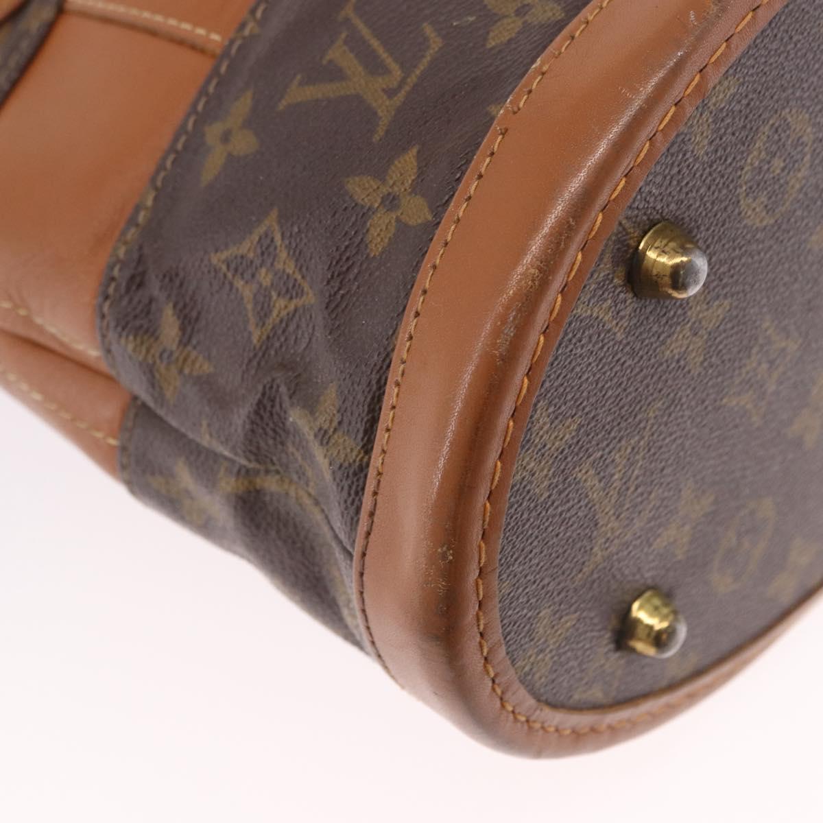 LOUIS VUITTON Monogram Bucket PM Shoulder Bag USA limited M42238 LV Auth 190765