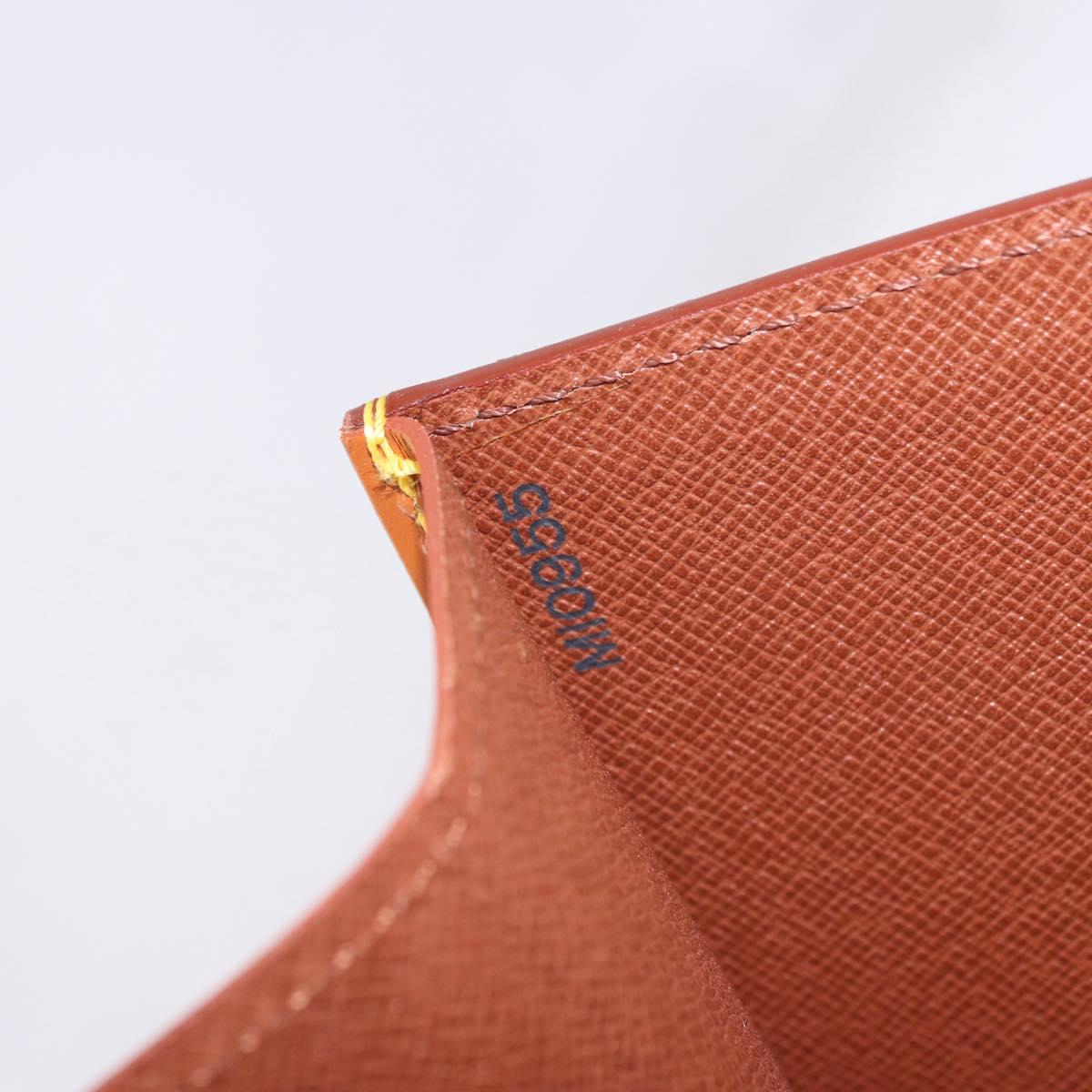 LOUIS VUITTON Epi Serviette Conseiller Briefcase Zipang Gold M54428 Auth 190766