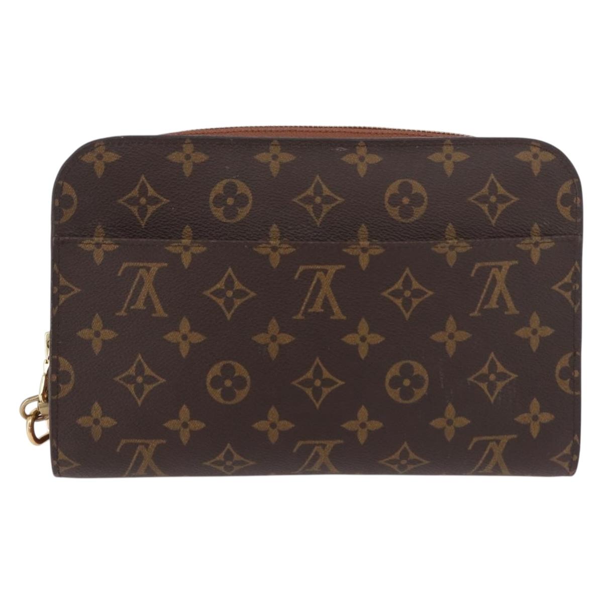 LOUIS VUITTON Monogram Orsay Clutch Bag M51790 LV Auth 190767