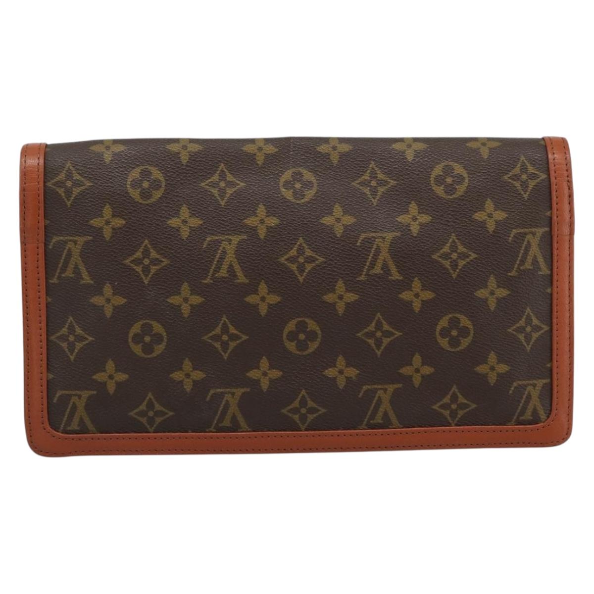 LOUIS VUITTON Monogram Pochette Dam GM Clutch Bag M51810 LV Auth 190769
