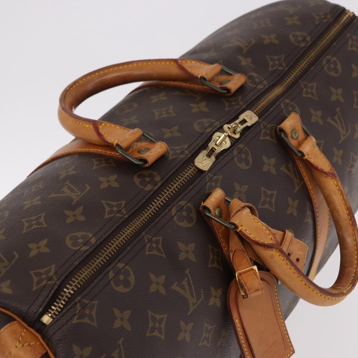 LOUIS VUITTON Monogram Keepall 45 Boston Bag M41428 LV Auth 190775