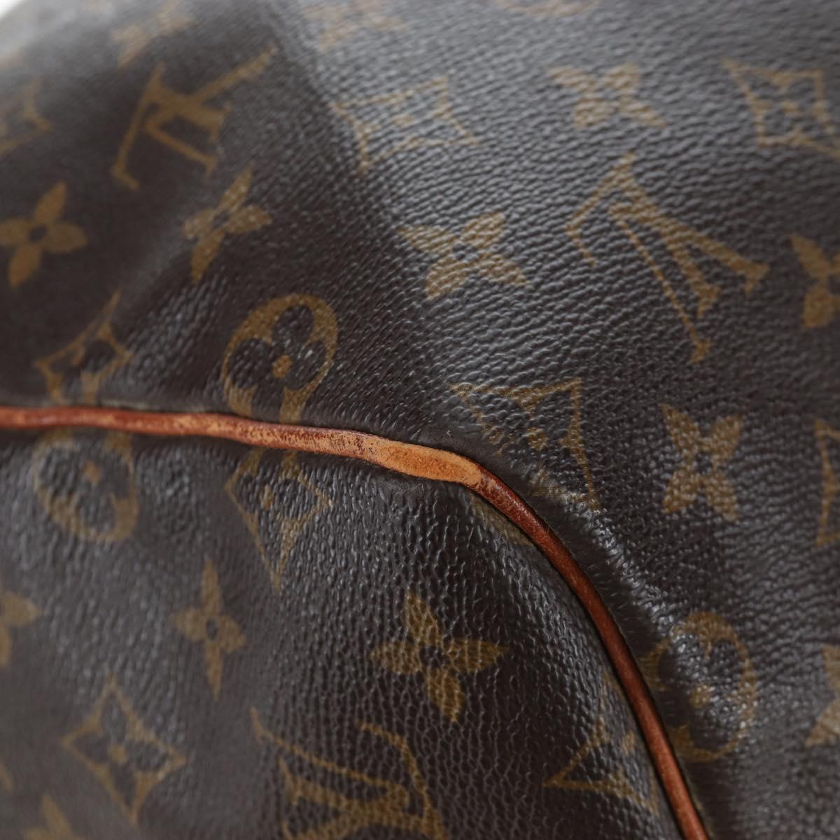 LOUIS VUITTON Monogram Keepall 55 Boston Bag M41424 LV Auth 190777