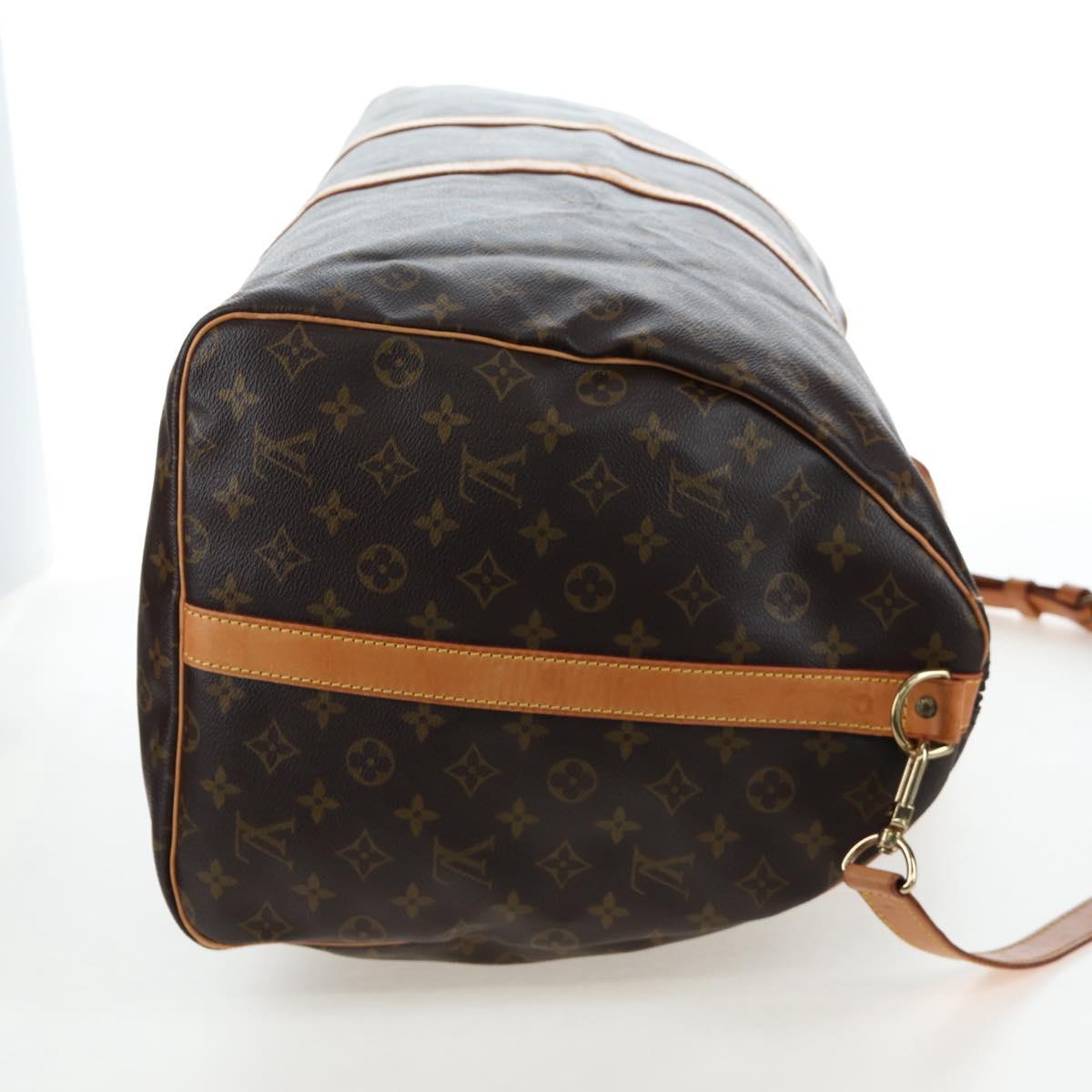 LOUIS VUITTON Monogram Keepall Bandouliere 60 Bag M41412 LV Auth 190778SAV