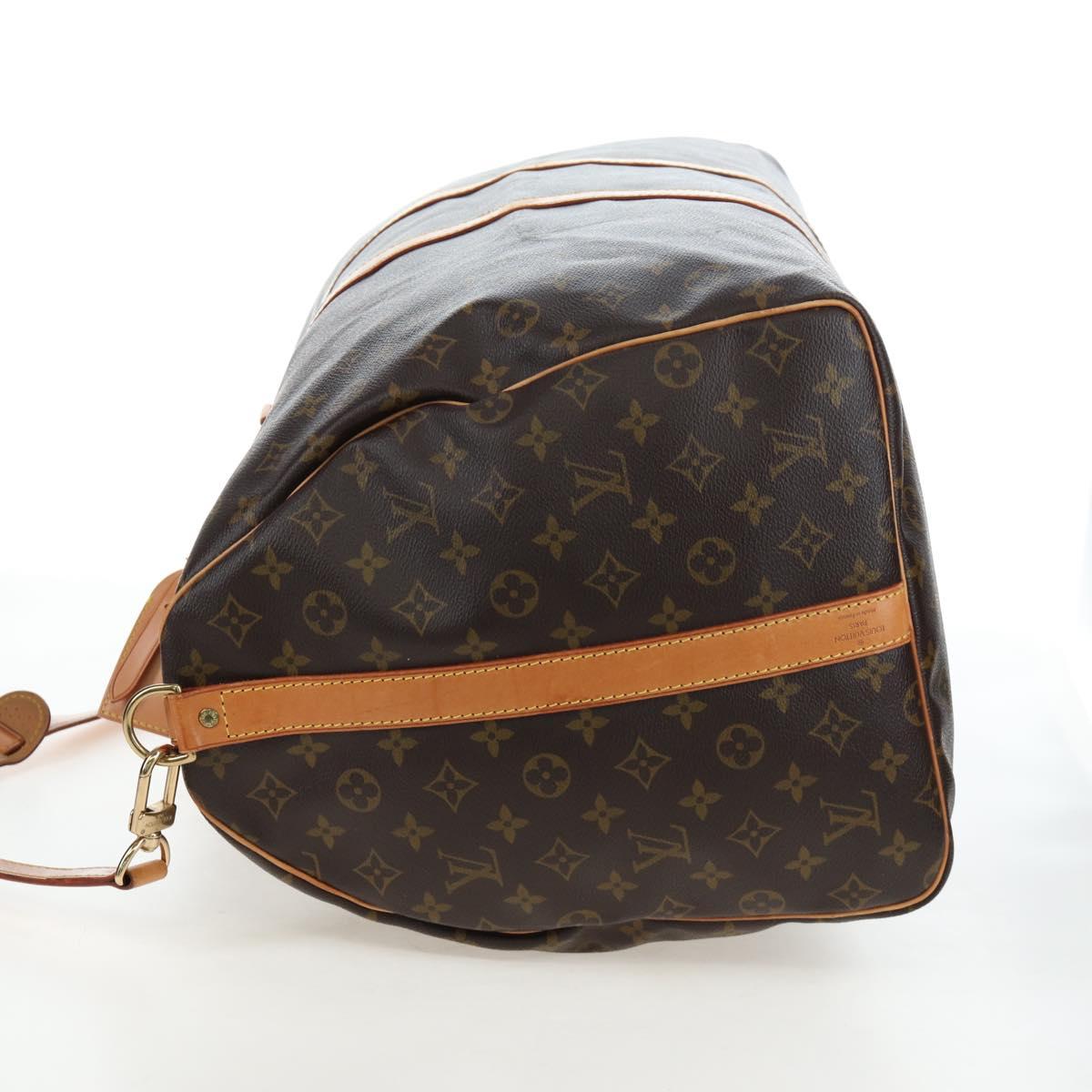 LOUIS VUITTON Monogram Keepall Bandouliere 60 Bag M41412 LV Auth 190778SAV