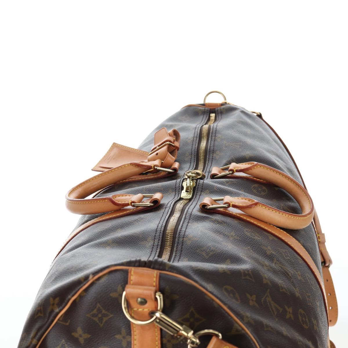 LOUIS VUITTON Monogram Keepall Bandouliere 60 Bag M41412 LV Auth 190778SAV