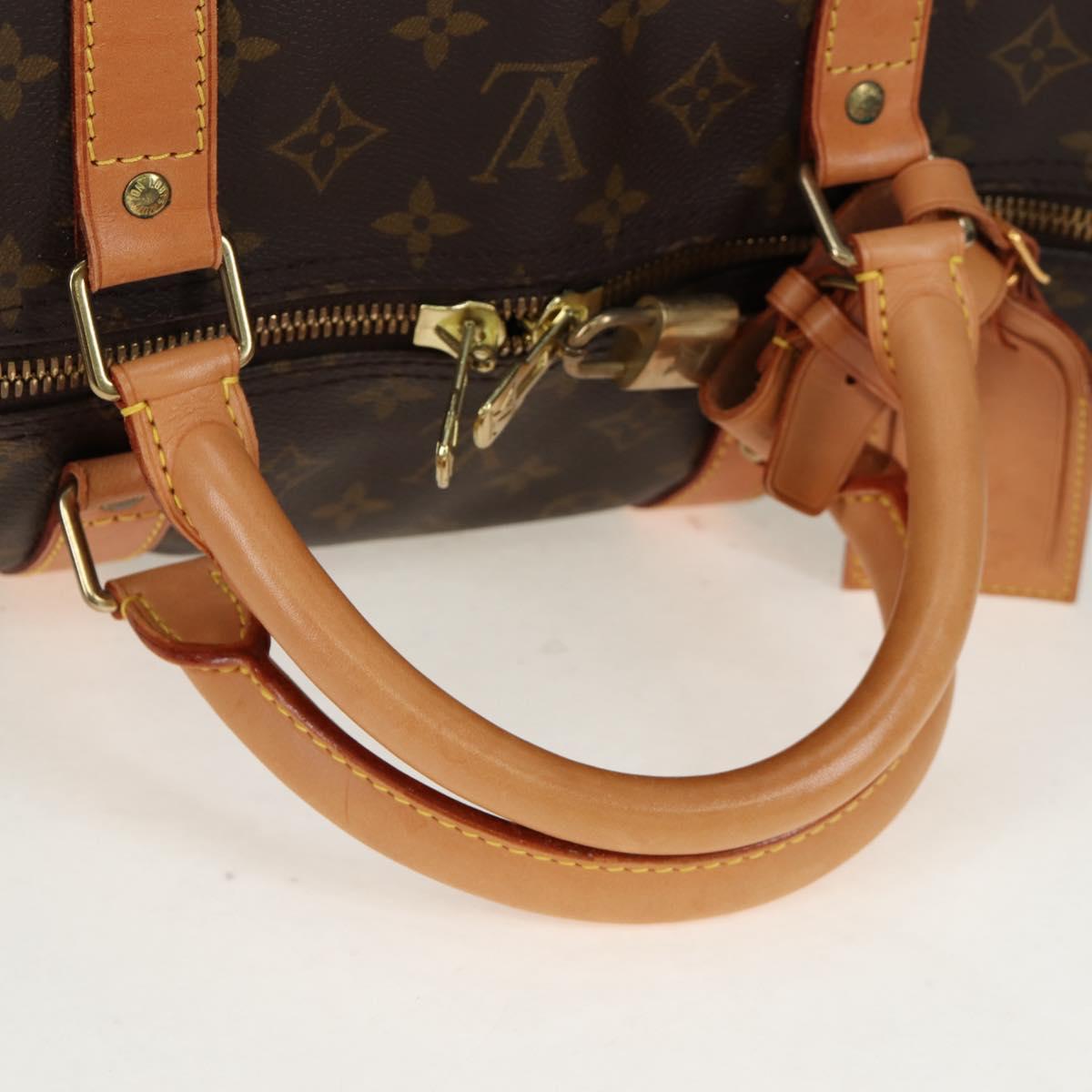 LOUIS VUITTON Monogram Keepall Bandouliere 60 Bag M41412 LV Auth 190778SAV