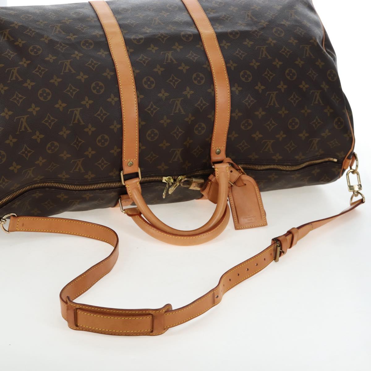 LOUIS VUITTON Monogram Keepall Bandouliere 60 Bag M41412 LV Auth 190778SAV