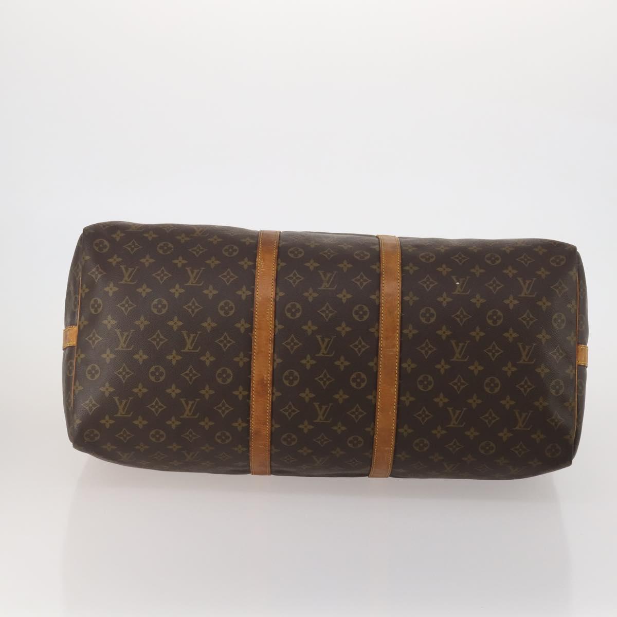 LOUIS VUITTON Monogram Keepall Bandouliere 60 Boston Bag M41412 LV Auth 190782