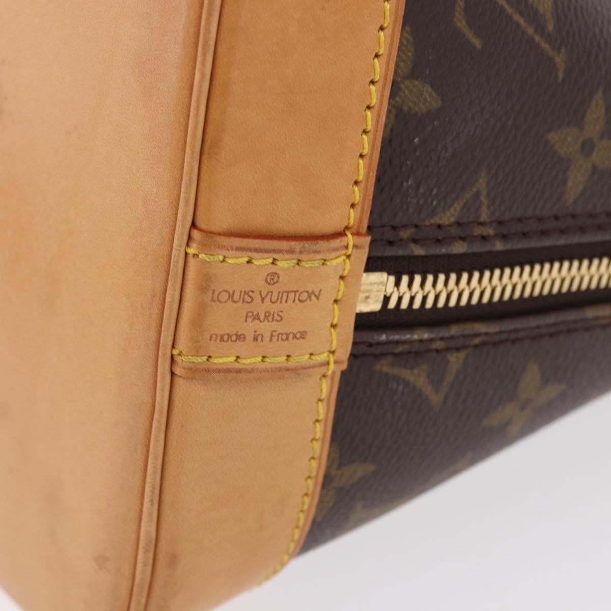 LOUIS VUITTON Monogram Alma Hand Bag M51130 LV Auth 190791V