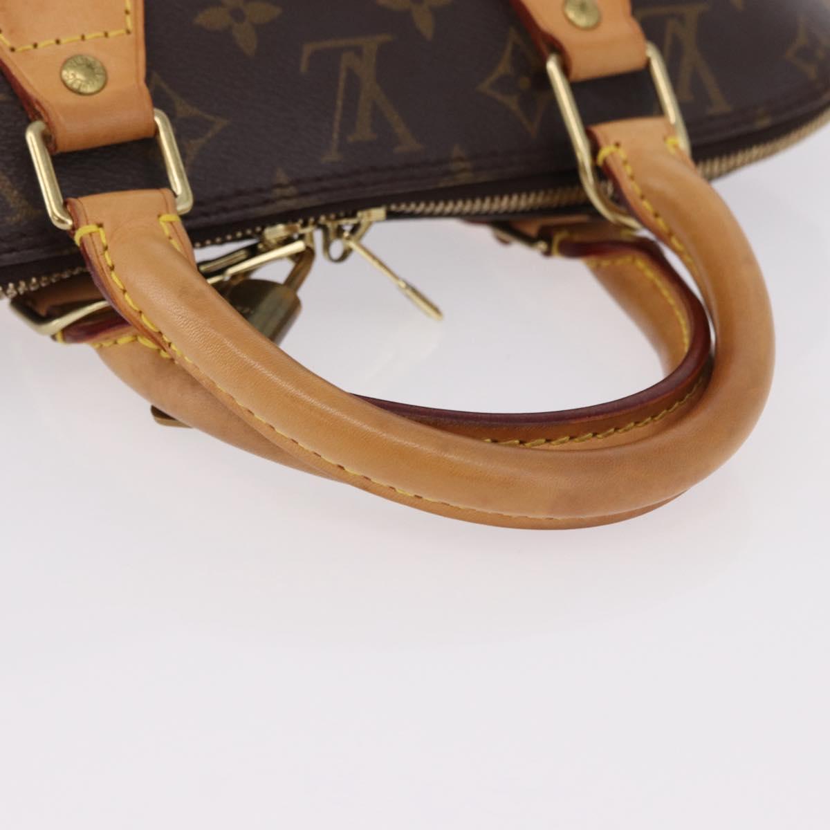 LOUIS VUITTON Monogram Alma Hand Bag M51130 LV Auth 190791V