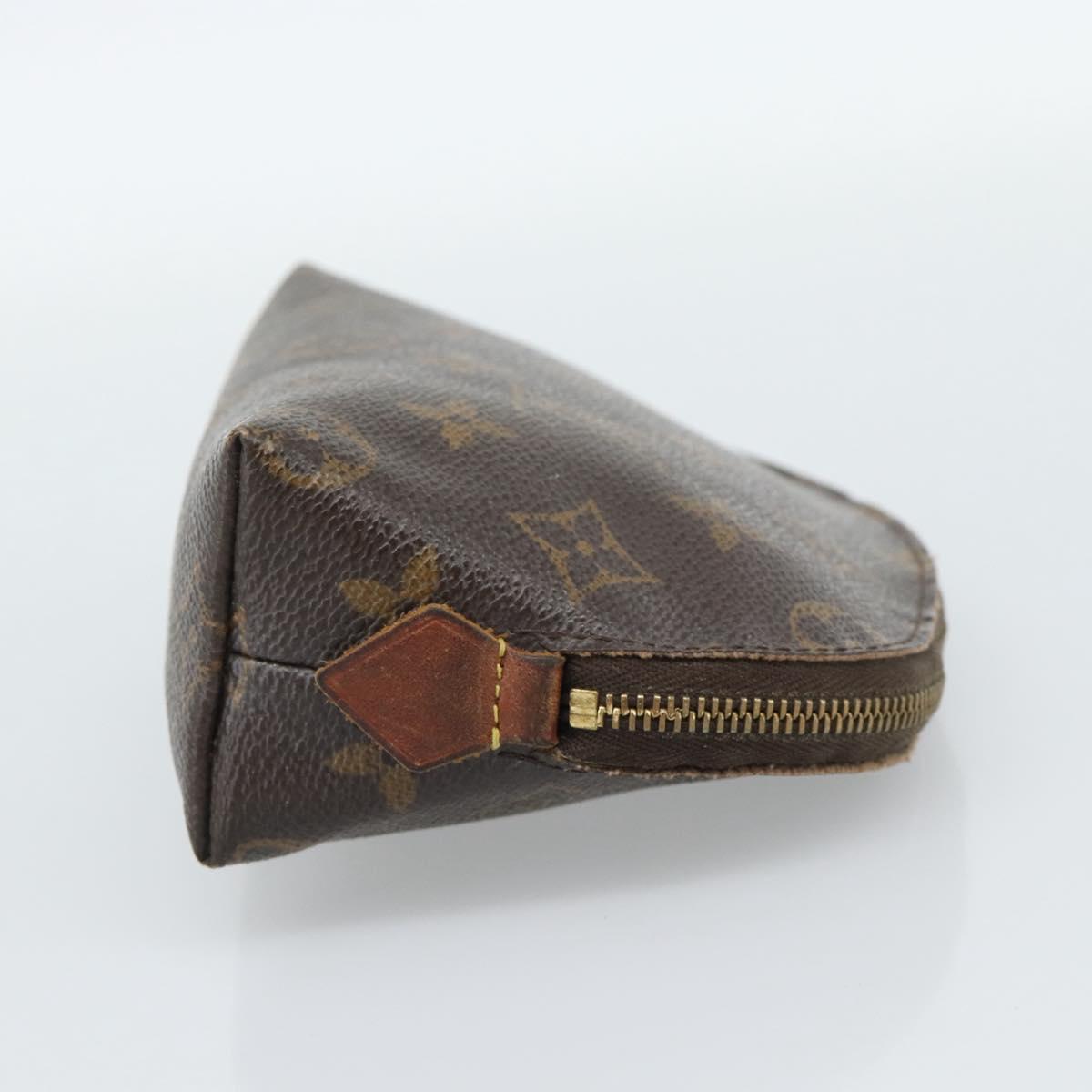 LOUIS VUITTON Monogram Pochette Cosmetic PM Cosmetic Pouch M47515 LV Auth 190793